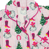 Cowboy Christmas Doll Gown