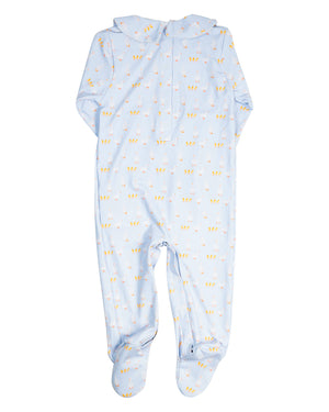 Duck Duck Chick Knit Footed Pajamas- FINAL SALE