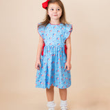 American Flag Gingham Print Jumper- FINAL SALE