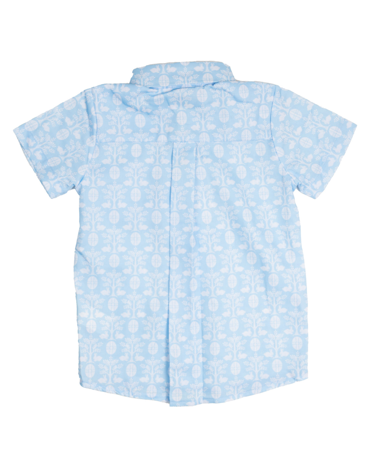 Blue Bunny Button Down Shirt-FINAL SALE