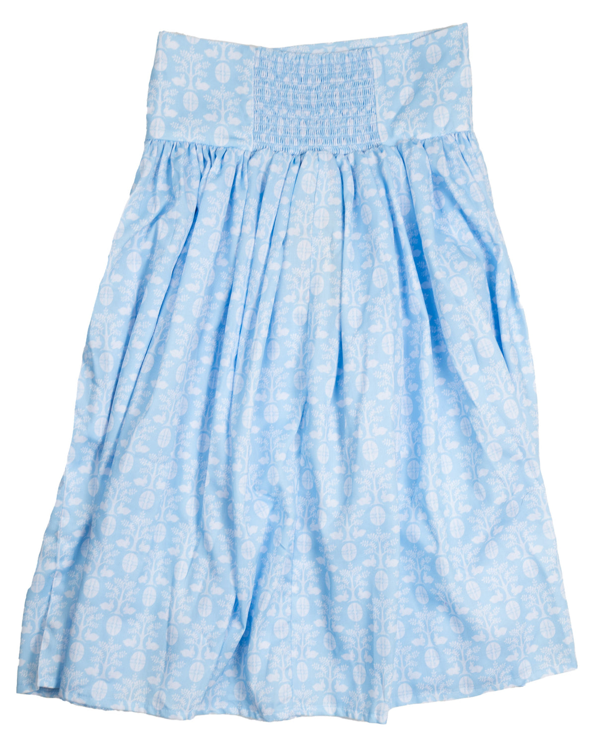 Blue Bunny Midi Skirt For Woman-FINAL SALE