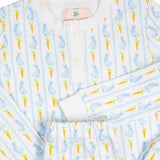 Blue Bunny Knit Pajamas-FINAL SALE
