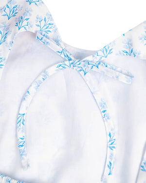 Blue Floral Block Print Dress