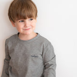 Crewneck Sweatshirt in Gray- FINAL SALE