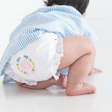 Floral Wreath Embroidered Bloomers