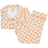 Marigold Floral Ladies Knit Pajamas- FINAL SALE