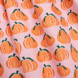 Pumpkin Spice Print Pink Bubble