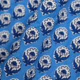 Indigo Garden Block Print Dress