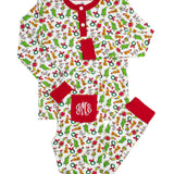 You're A Mean One Knit Pajama Set