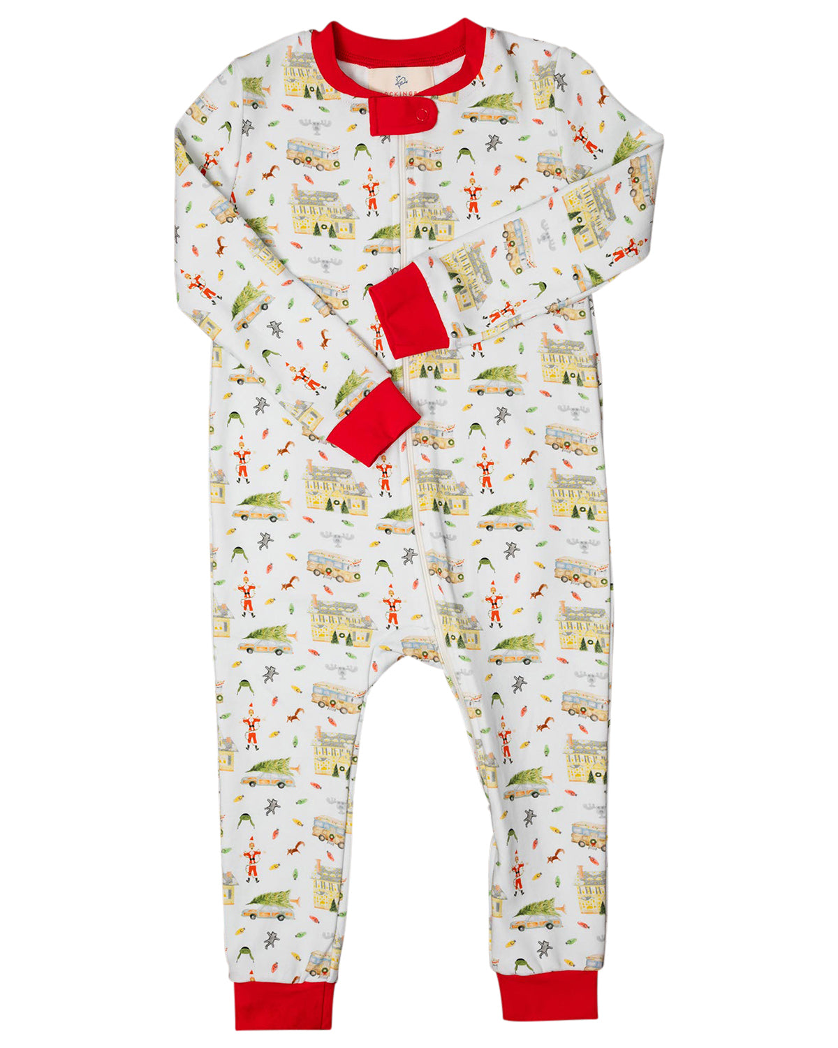 Christmas Vacation Knit Zip Up Pajamas- FINAL SALE