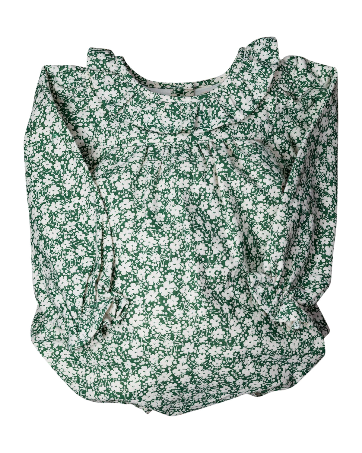 Green Ditsy Floral Bubble- FINAL SALE