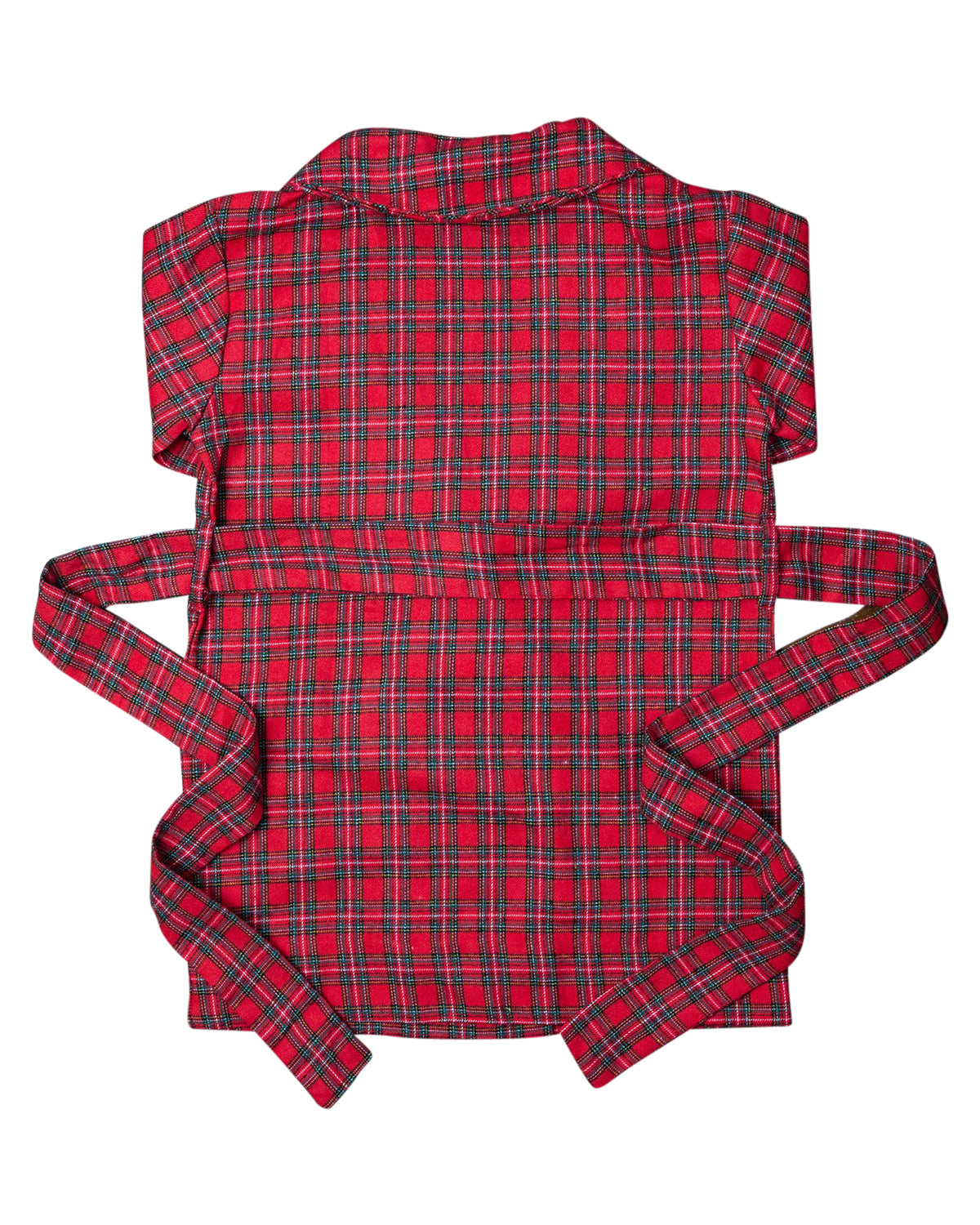Red Tartan Plaid Robe- FINAL SALE