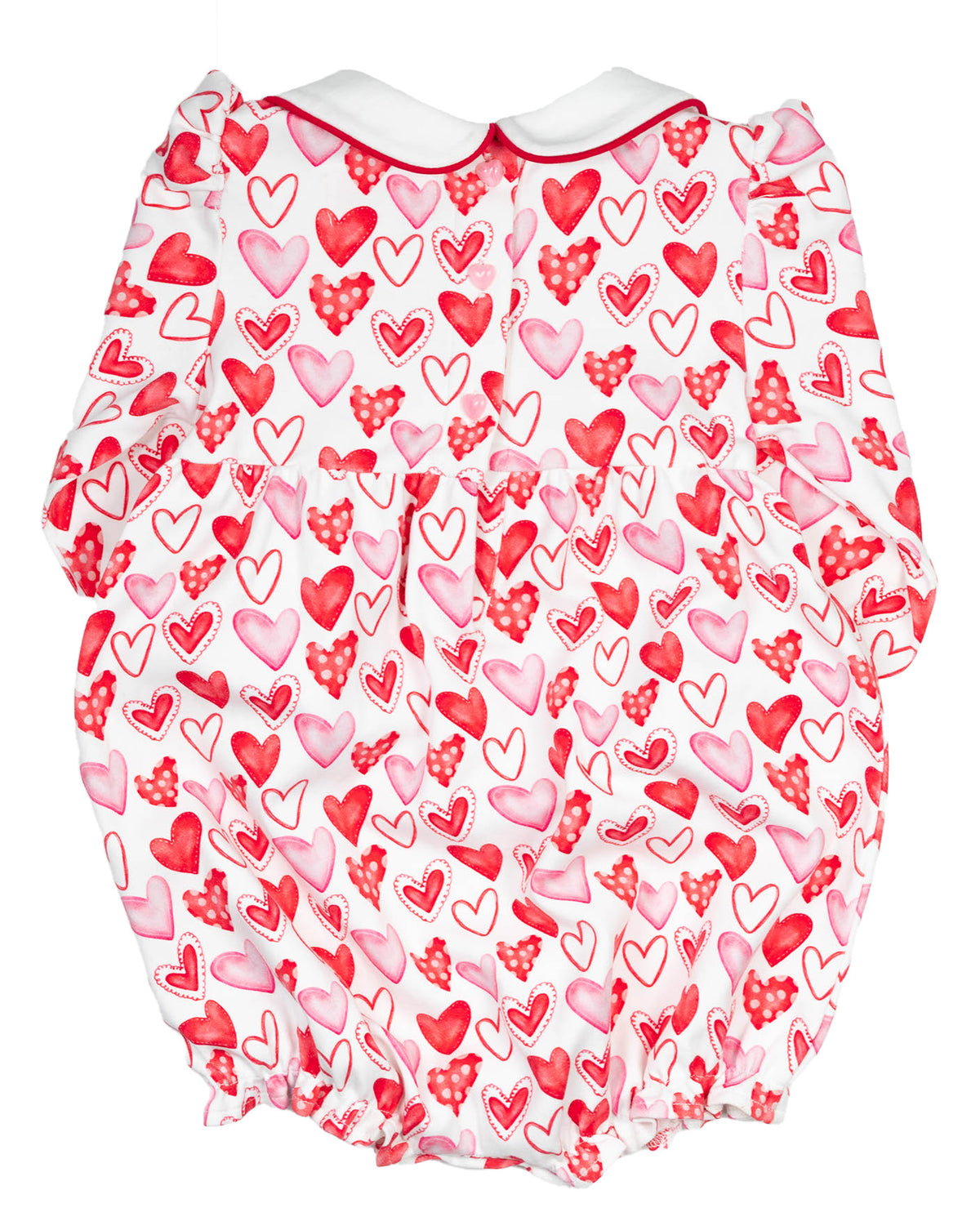 Whimsical Hearts Knit Bubble- FINAL SALE