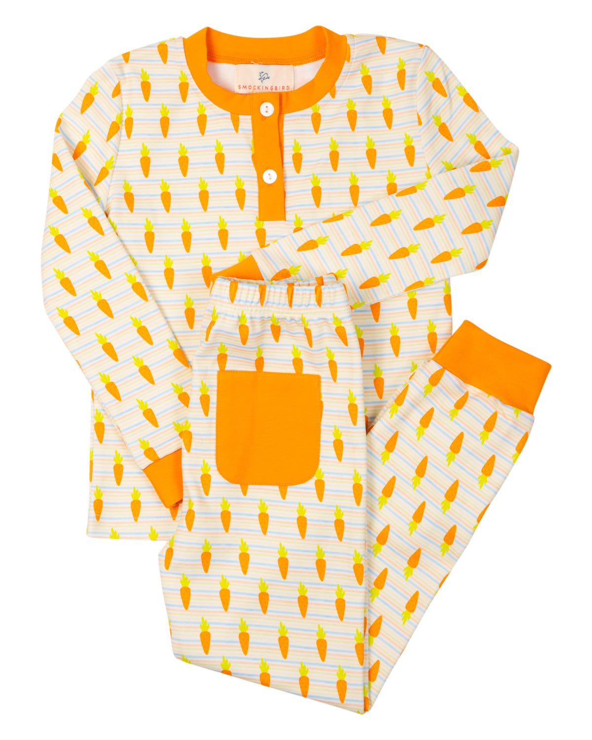Carrots Striped Knit Pajama Set-FINAL SALE