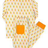 Carrots Striped Knit Pajama Set-FINAL SALE