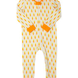 Carrots Striped Knit Zip Up Pajamas-FINAL SALE