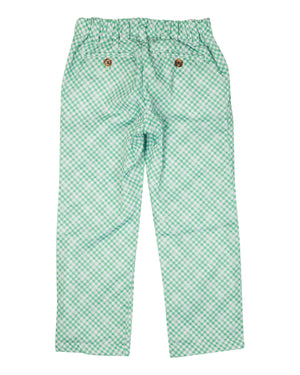 Green Check Pants