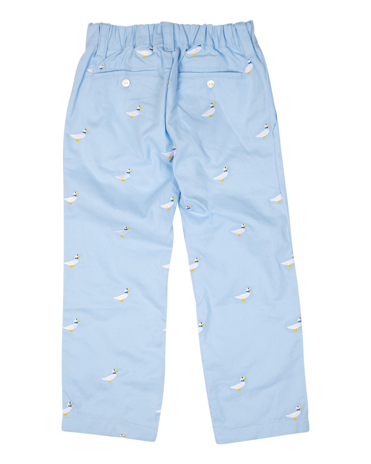 Duck Crossing Embroidered Pants-FINAL SALE