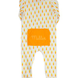 Carrots Striped Knit Zip Up Pajamas-FINAL SALE