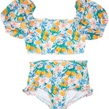 Summer Citrus High Waisted Bikini- FINAL SALE