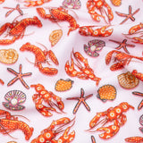 Red as a Lobster Long Sleeve One Piece- FINAL SALE