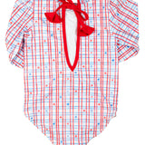 Stars and Stripes Long Sleeve One Piece- FINAL SALE