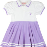Purple and White Knit Tennis Dress- FINAL SALE