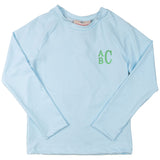 Rash Guard Long Sleeve in Light Blue