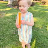 Rainbow Stripes Shortall- FINAL SALE