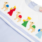 Wise Men Embroidered Shortall