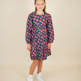 Poinsettia With Gold Lurex Dress