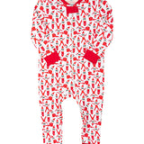 Shelf Elf Zip up Knit Pajamas