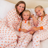 Marigold Floral Ladies Knit Pajamas- FINAL SALE