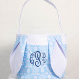 Easter Basket in Blue Bunny-FINAL SALE