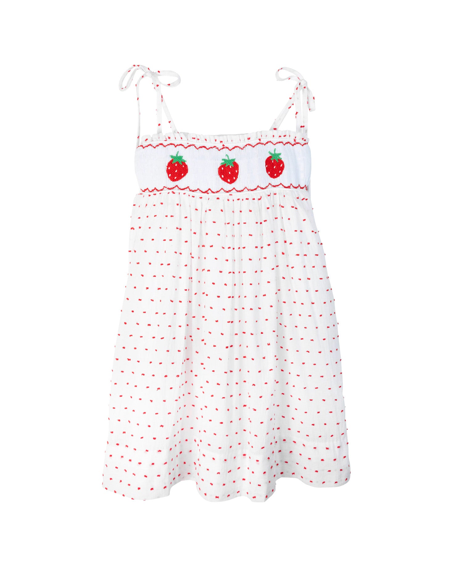 smockingbird christmas dress Cherry On Top Dress-FINAL SALE Smockingbird