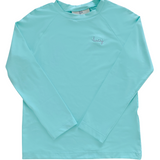Rash Guard Long Sleeve in Mint Green- FINAL SALE
