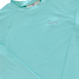 Rash Guard Long Sleeve in Mint Green- FINAL SALE
