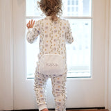 Dreaming of Dreidels Hanukkah Pima Cotton Zip Up Pajamas- FINAL SALE