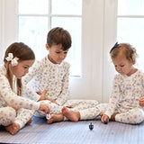 Dreaming of Dreidels Hanukkah Pima Cotton Zip Up Pajamas- FINAL SALE