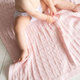 Cable Knit Baby Blanket