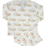 Nativity Button Down Pajama Set- FINAL SALE