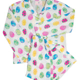 Easter Egg Pajamas in Pastel Pink-FINAL SALE