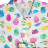 Easter Egg Pajamas in Pastel Pink-FINAL SALE