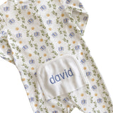Dreaming of Dreidels Hanukkah Pima Cotton Zip Up Pajamas- FINAL SALE