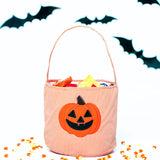 Jack O'Lantern Applique Trick Or Treat Bag