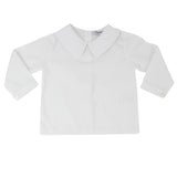 Boys Peter Pan Collar Long Sleeve Shirt