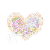 Glitter Heart Shaker Hair Clip