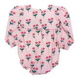 Pink Posy Block Print Bubble