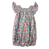 Garden Fiesta Smocked Angel Sleeve Bubble