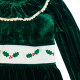 Evergreen Velvet Holly Bubble